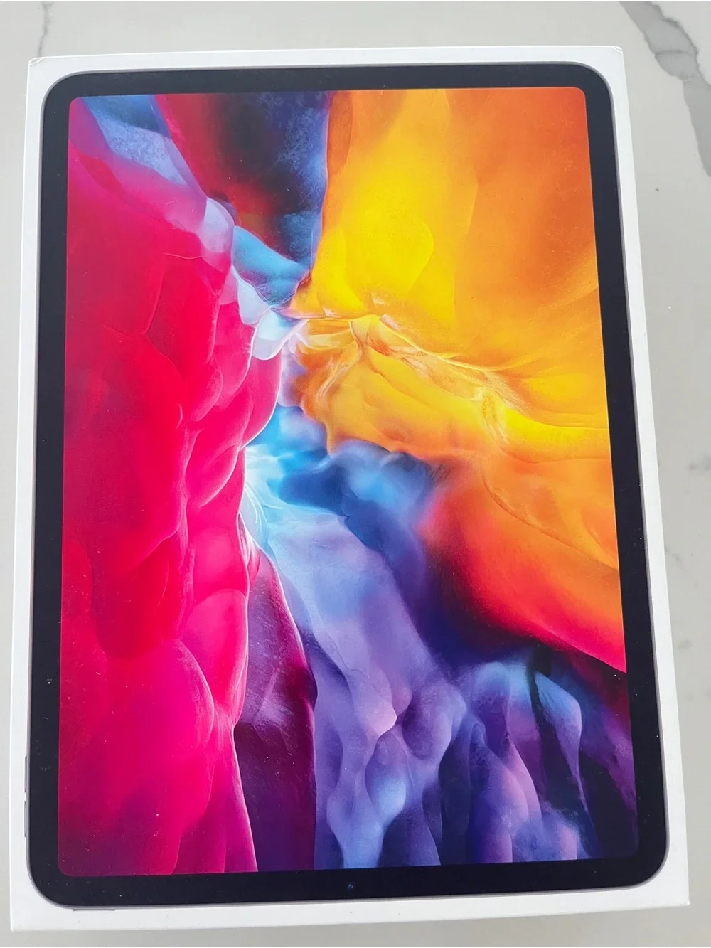 Apple iPad Pro Box only in White with Colorful Display cover